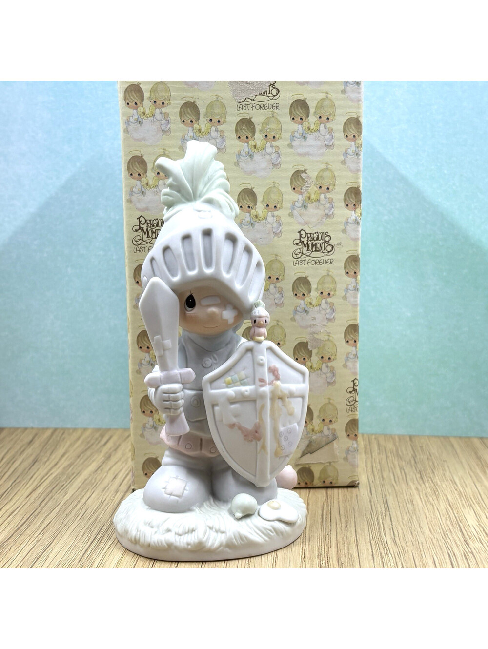 Precious Moments Vintage E-0523 "Onward Christian Soldier" figurine-1983